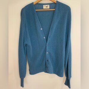 Vintage Sears Alpaca Wool Cardigan Sweater ButtonUp Women’s L